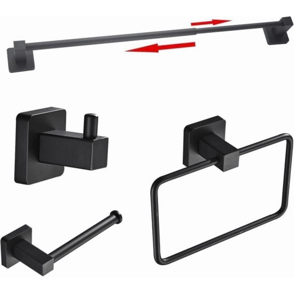 Bathroom accessory set